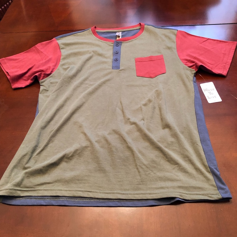 Men’s color block T-shirt